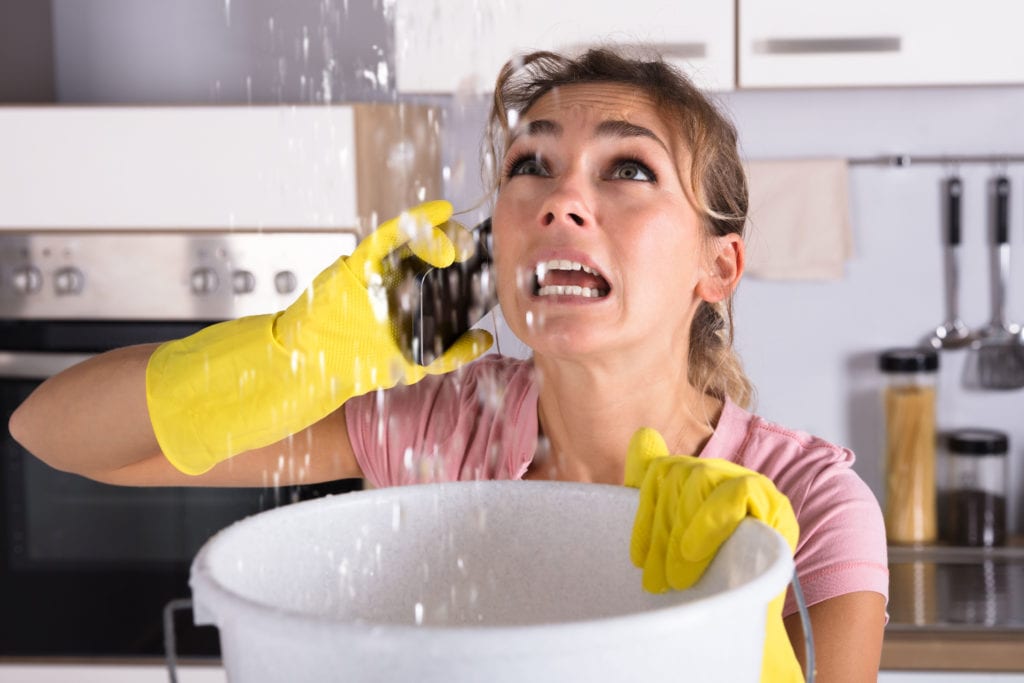 What to do when water leaks